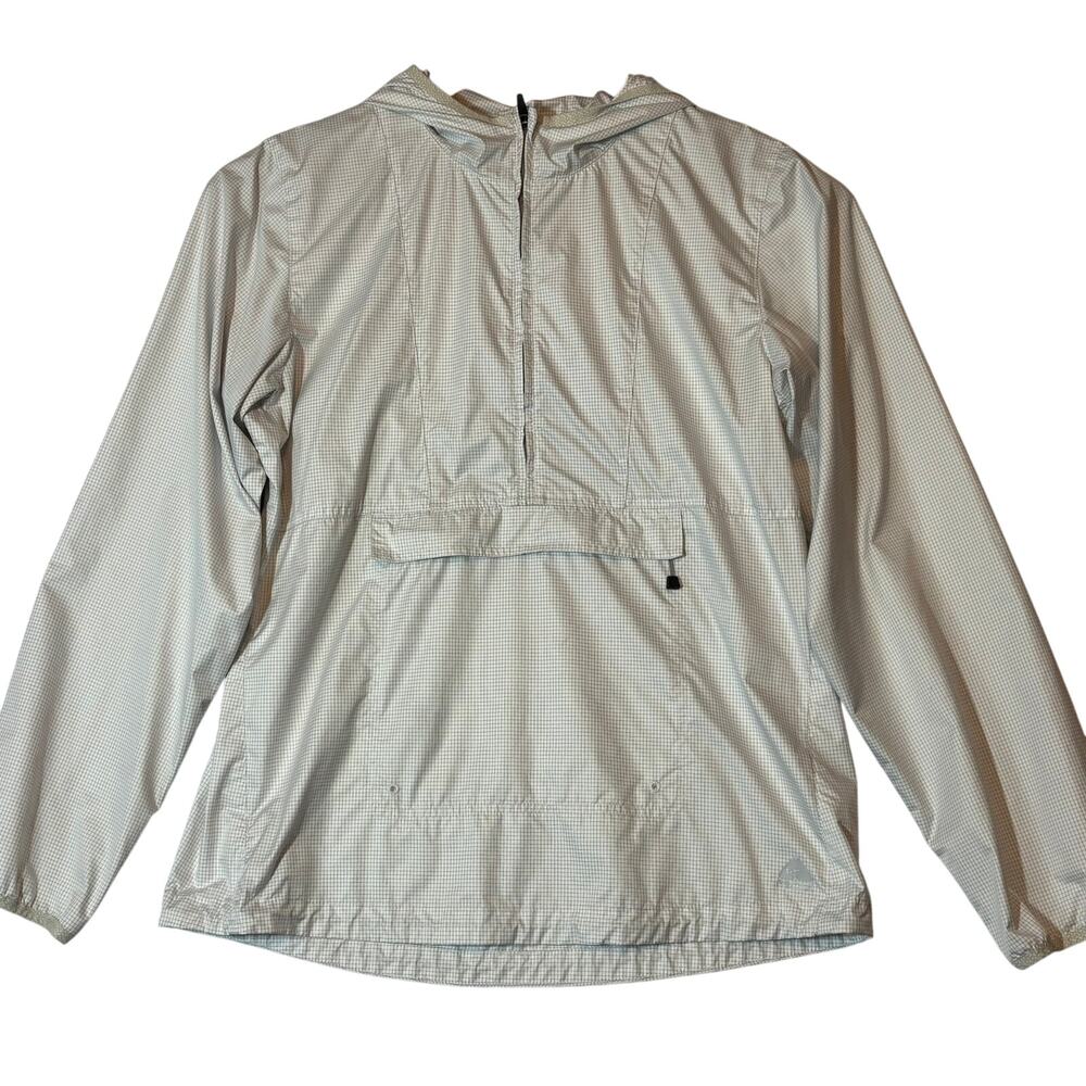 Nike ACG Jacket Women's Medium White Checked Pullover Hoodie